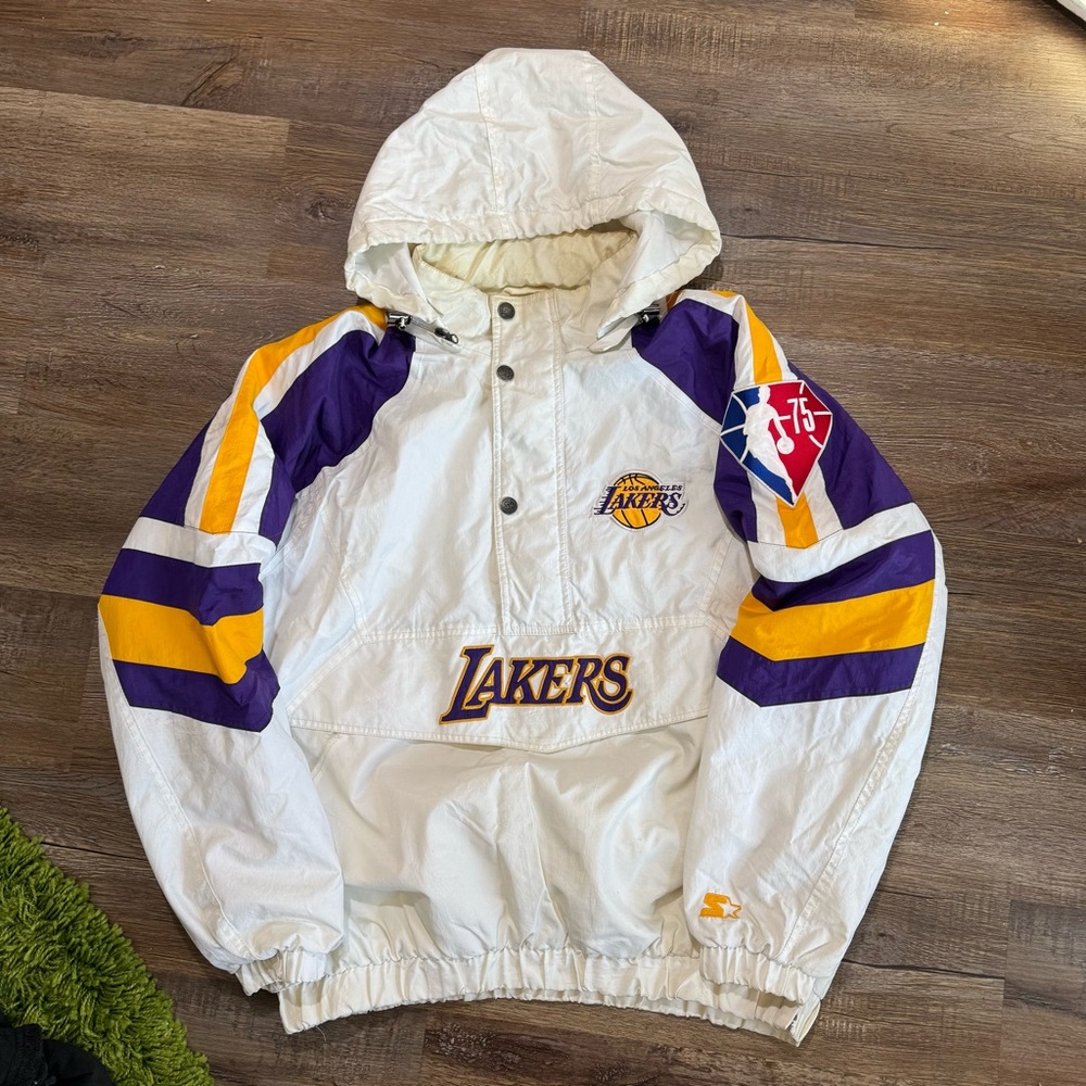 Vtg NBA Lakers Starter 75th Anniversary‎ Jacket